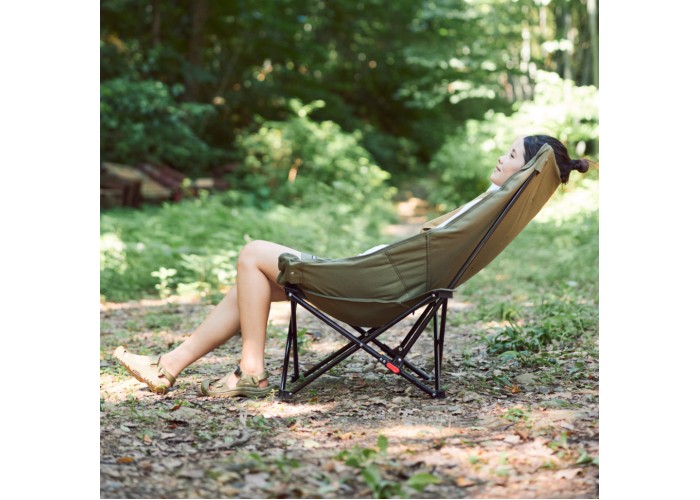 Стілець складаний Naturehike CNK2450JJ020, оливковий зелений