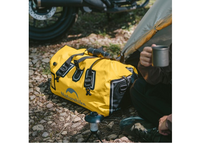 Водонепроникна дорожня сумка Naturehike CNK2450XB015, 60 л, жовта