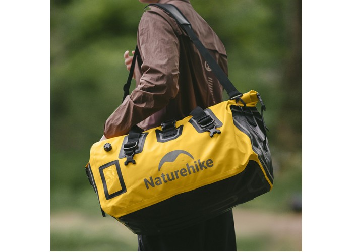 Водонепроникна дорожня сумка Naturehike CNK2450XB015, 90 л, жовта