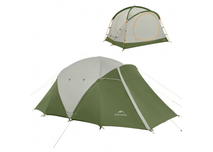 Намет чотиримісний Naturehike KOTA 4 CNK2450WS041, темно-зелений