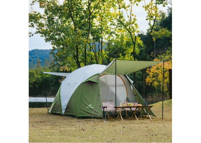 Намет чотиримісний Naturehike KOTA 4 CNK2450WS041, темно-зелений