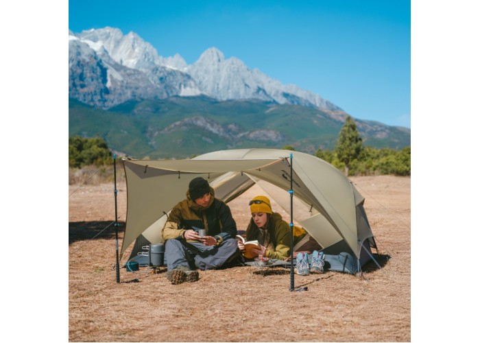 Намет двомісний ультралегкий Naturehike Mongar UL CNK2550WS016, коричневий