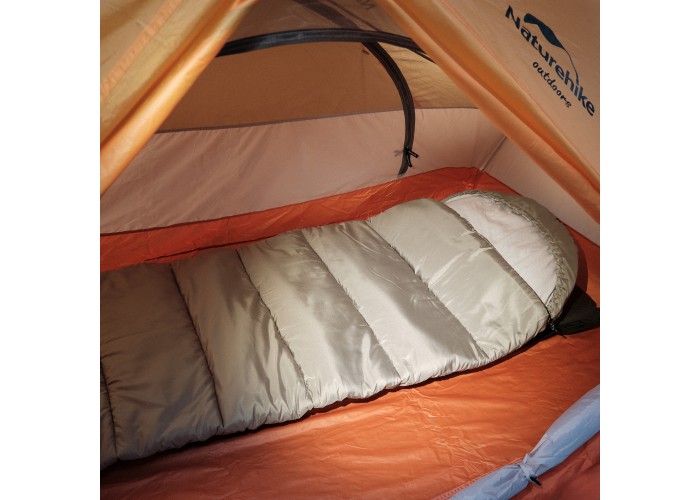 Спальник з капюшоном Naturehike M400 NH20MSD02, (1°C), лівий, зелений