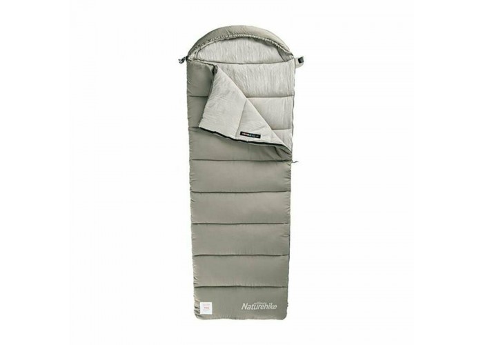 Спальник з капюшоном Naturehike M400 NH20MSD02, (1°C), правий, зелений