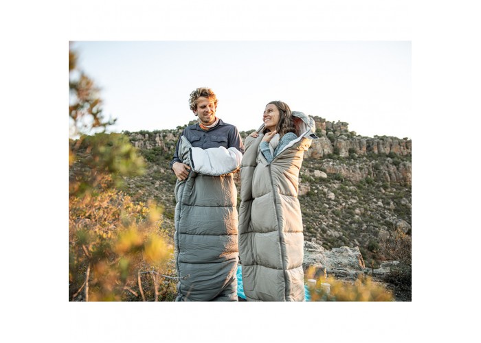 Спальник з капюшоном Naturehike M180 NH20MSD02, лівий, сірий