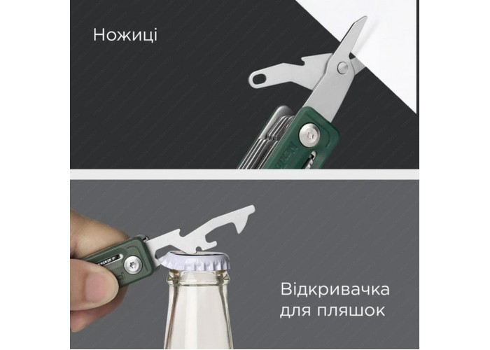 Мультитул NexTool Multi Functional Knife, зелений