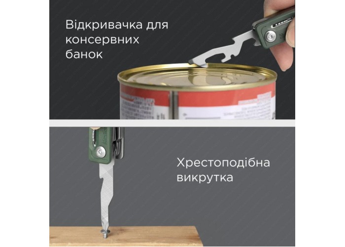Мультитул NexTool Multi Functional Knife, зелений