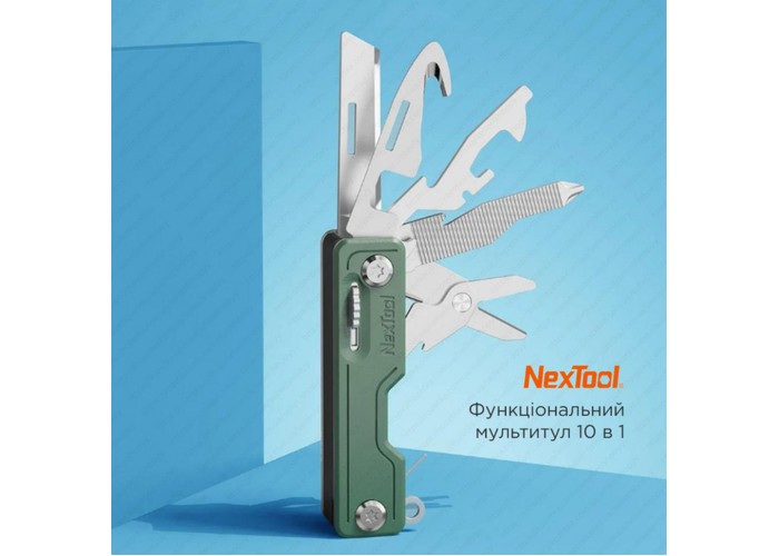Мультитул NexTool Multi Functional Knife, зелений
