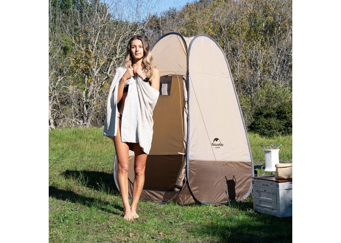 Душовий намет розкладний Naturehike NH17Z002-P, коричневий