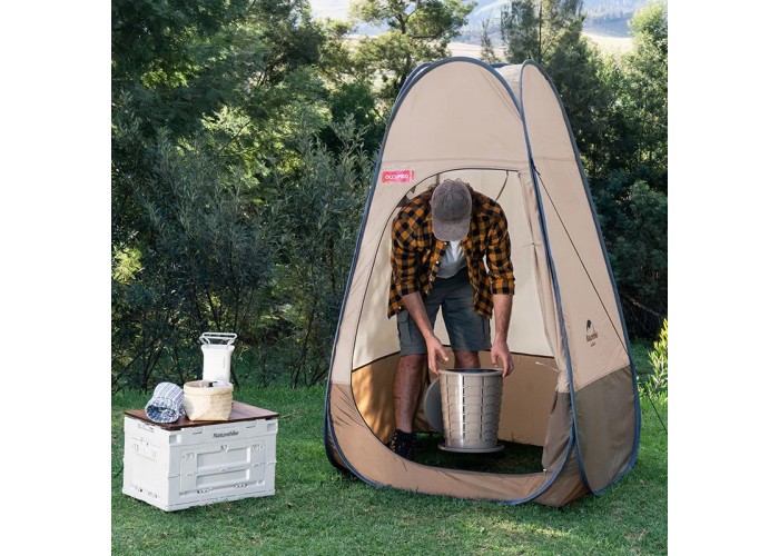 Душовий намет розкладний Naturehike NH17Z002-P, коричневий