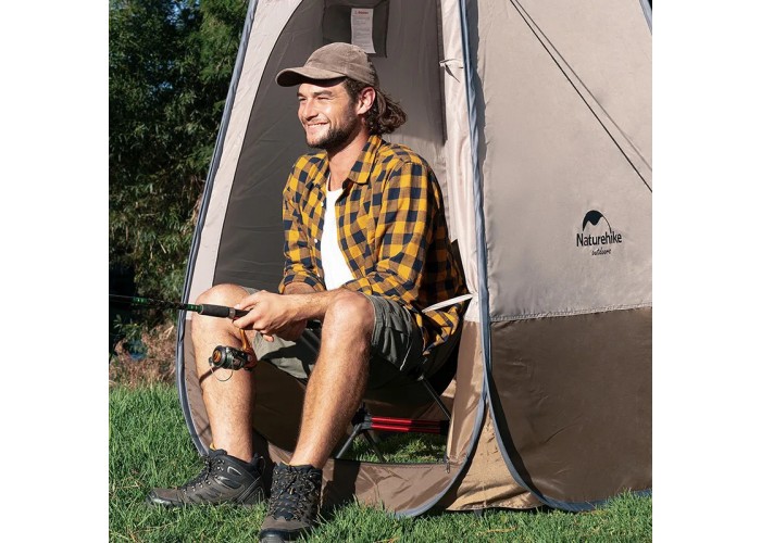 Душовий намет розкладний Naturehike NH17Z002-P, коричневий
