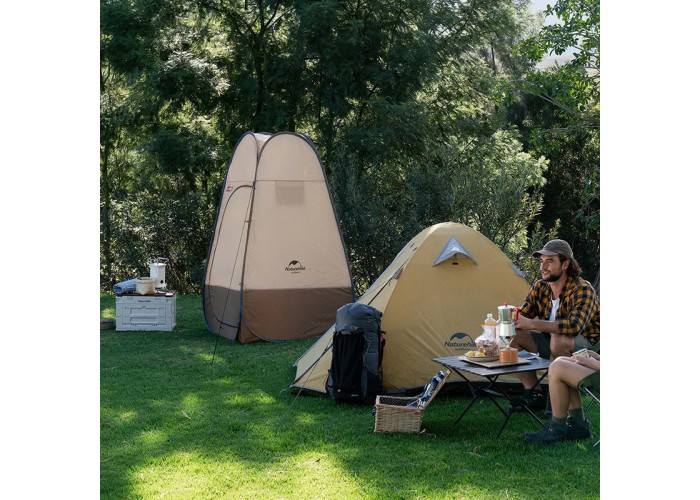 Душовий намет розкладний Naturehike NH17Z002-P, коричневий