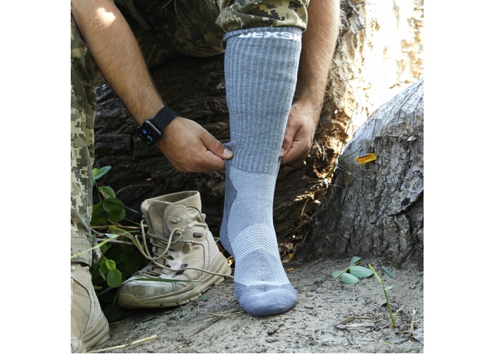 Шкарпетки водонепроникні Dexshell Terrain Walking, p-p М, сірі