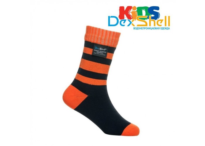 Шкарпетки водонепроникні дитячі Dexshell Children soсks orange, р-р M, помаранчеві