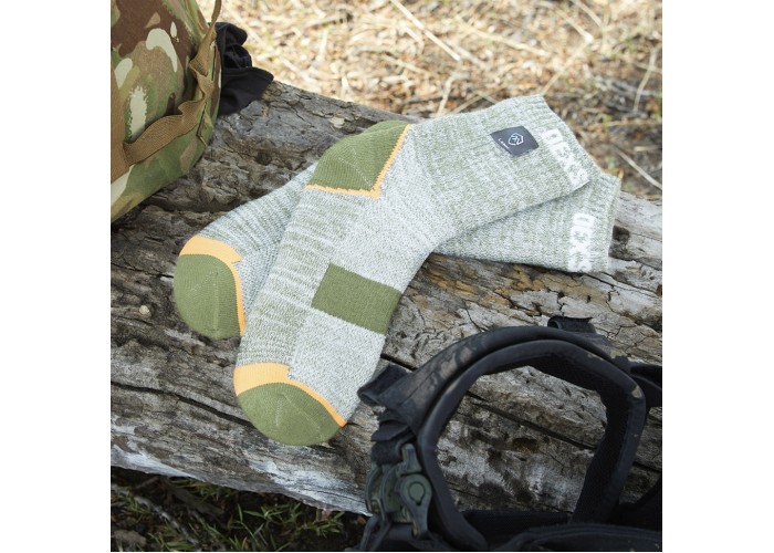 Шкарпетки водонепроникні Dexshell Terrian Walking Ankle, p-p М, зелені