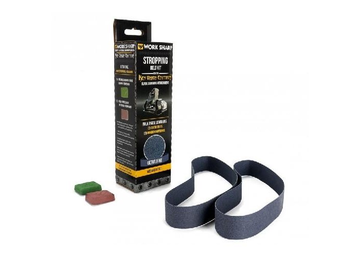 Work Sharp 2 тканинних ременя для WSKTS-KO+зелена паста "chromium oxide "+червона паста "ferric oxide"