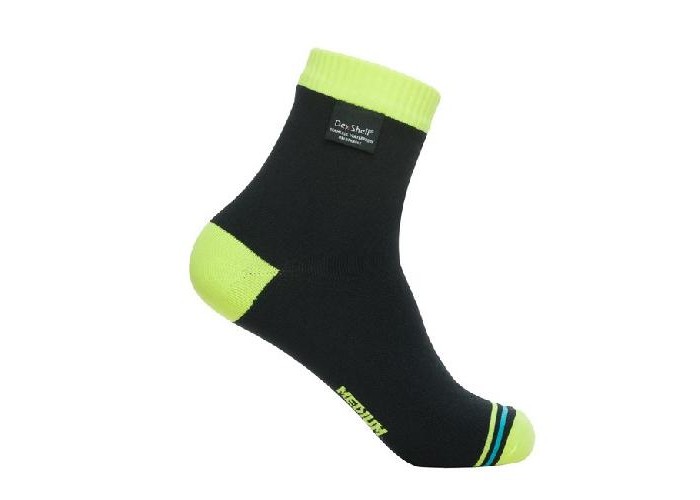 Dexshell Ultralite Biking Hi-vis Yellow L Шкарпетки водонепроникні