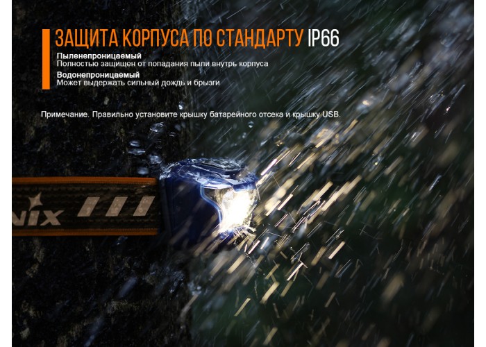 Ліхтар налобний Fenix HL18R чорний