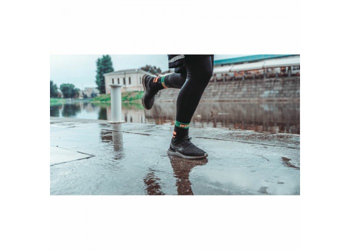 Шкарпетки водонепроникні  Dexshell Running, p-p S, з помаранчевими смугами