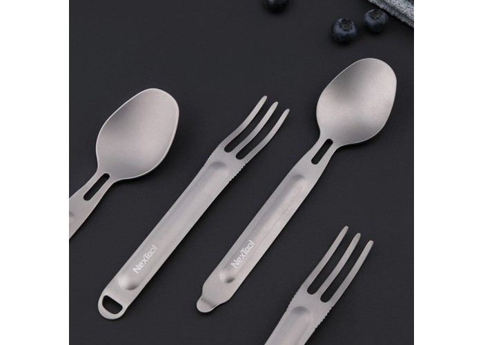 Столовий прибор NexTool Outdoor Spoon Fork KT5525