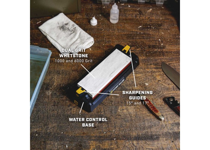 Work Sharp Точилка механічна Benchtop Whetstone Sharpener WSBCHWHT-I