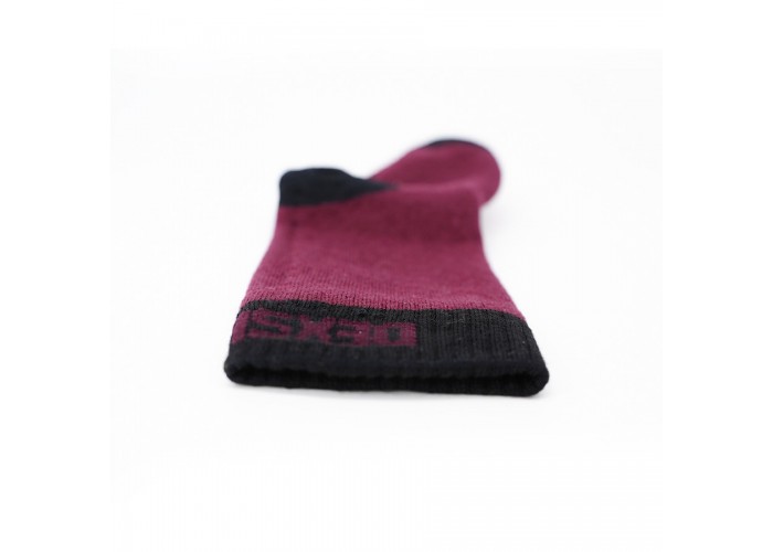 Шкарпетки водонепроникні дитячі Dexshell Ultra Thin Children Sock, р-р M, бордовий/чорний