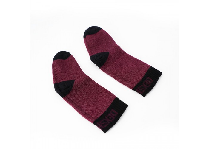 Шкарпетки водонепроникні дитячі Dexshell Ultra Thin Children Sock, р-р M, бордовий/чорний