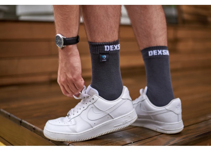 Шкарпетки водонепроникні Dexshell Waterproof Ultra Thin, р-р S, темно-сірі