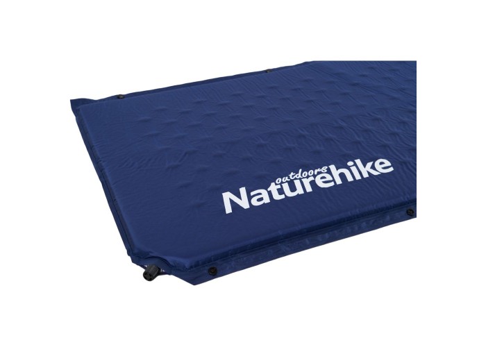 Килимок самонадувний з подушкою Naturehike NH15Q002-D, 25мм, темно-синій