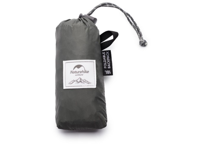 Рюкзак компактний надлегкий Naturehike Ultralight NH17A012-B, 18 л, сірий