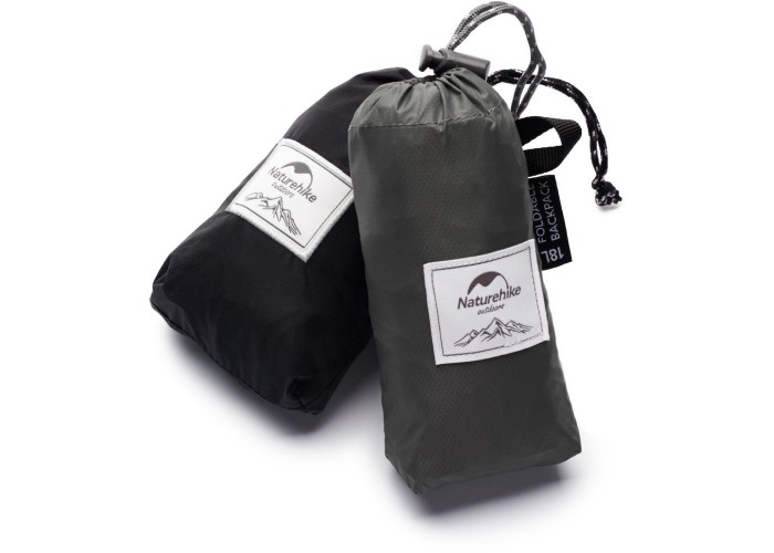 Рюкзак компактний надлегкий Naturehike Ultralight NH17A012-B, 18 л, сірий