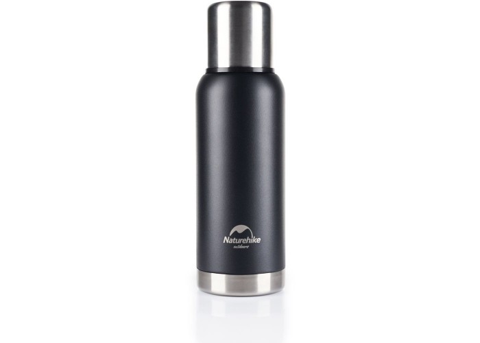 Термос Naturehike Q-9H NH19SJ010, 304 сталь, 0.75 л, чорний