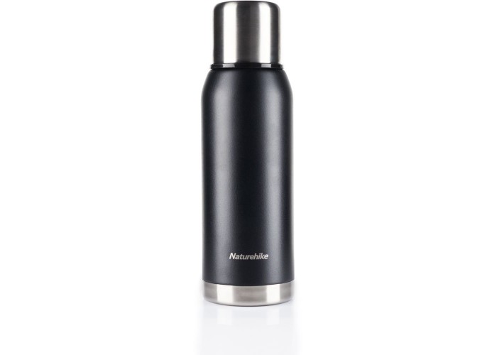 Термос Naturehike Q-9H NH19SJ010, 304 сталь, 1.0 л, чорний