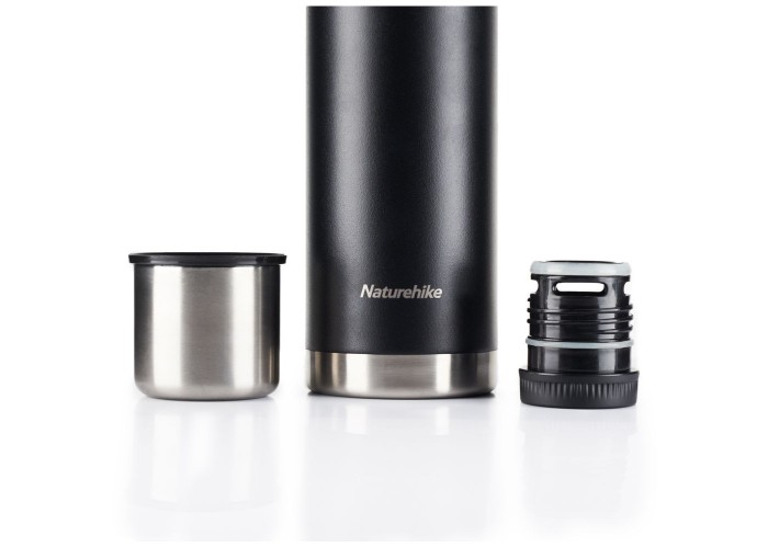 Термос Naturehike Q-9H NH19SJ010, 304 сталь, 1.0 л, чорний