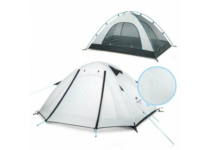 Намет двомісний Naturehike P-Series NH18Z022-P, 210T/65D, білий