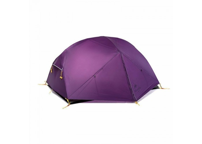 Намет надлегкий двомісний  з футпринтом Naturehike Mongar NH17T007-M, 20D, фіолетовий