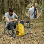 Стілець складаний Naturehike NH16J001-J, 600D Oxford / сталь, хакі