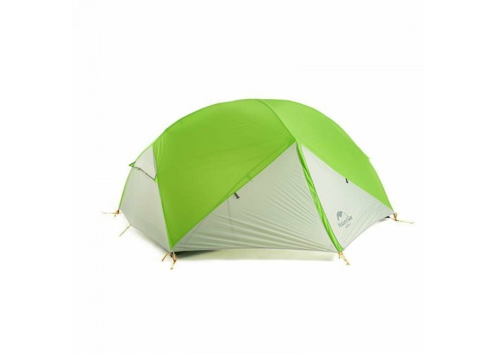 Намет надлегкий двомісний  з футпринтом Naturehike Mongar NH17T007-M, 20D зелено-білий