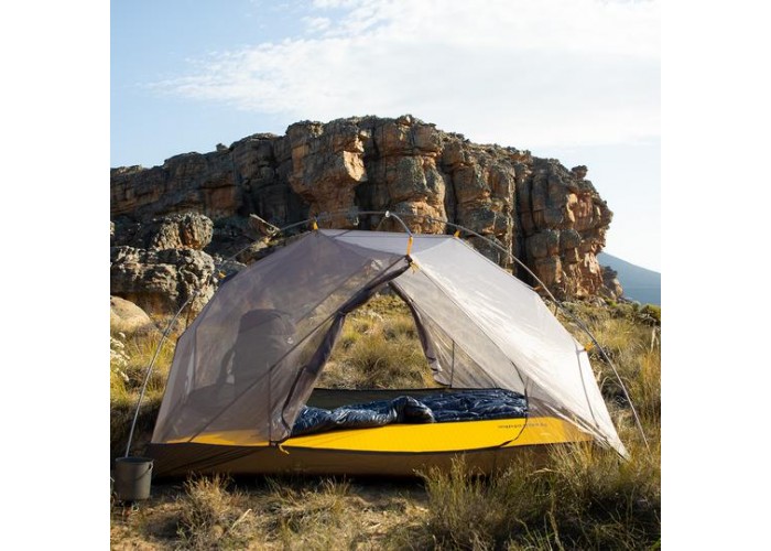 Намет надлегкий двомісний  з футпринтом Naturehike Mongar NH17T007-M, 20D зелено-білий