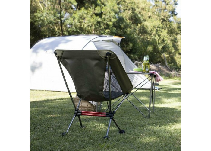 Стілець складаний Naturehike Moon YL08 NH20JJ027, 600D Oxford / алюміній,  зелений