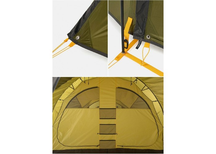 Намет надлегкий двомісний Naturehike Could Tourer Motercycle NH19ZP013, 40D, зелений