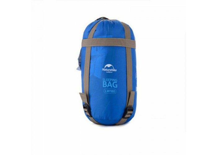 Спальник надлегкий Naturehike Mini Ultra light LW 180 NH15S003-D, Silk-like cotton,  блакитний