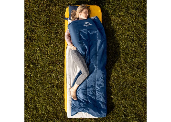 Спальник Naturehike H150 NH19S015-D, (18-25°C), p-р L, синій