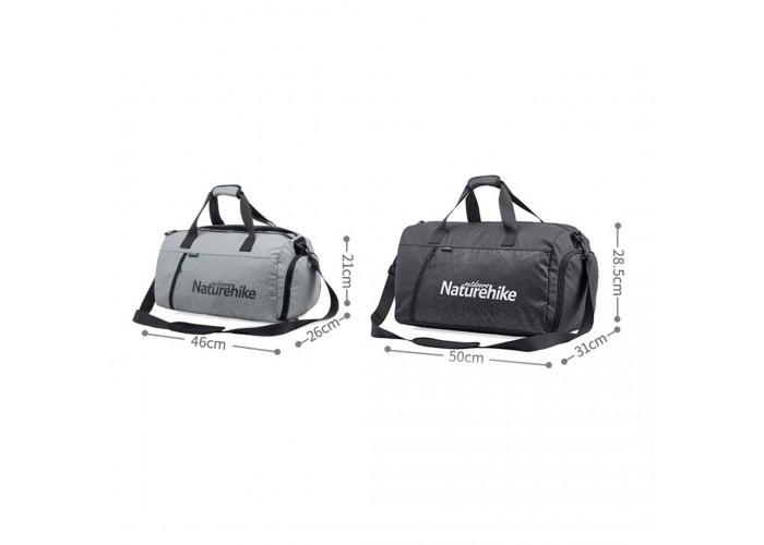 Сумка спортивна Naturehike NH19SN002, Розмір M, сірий
