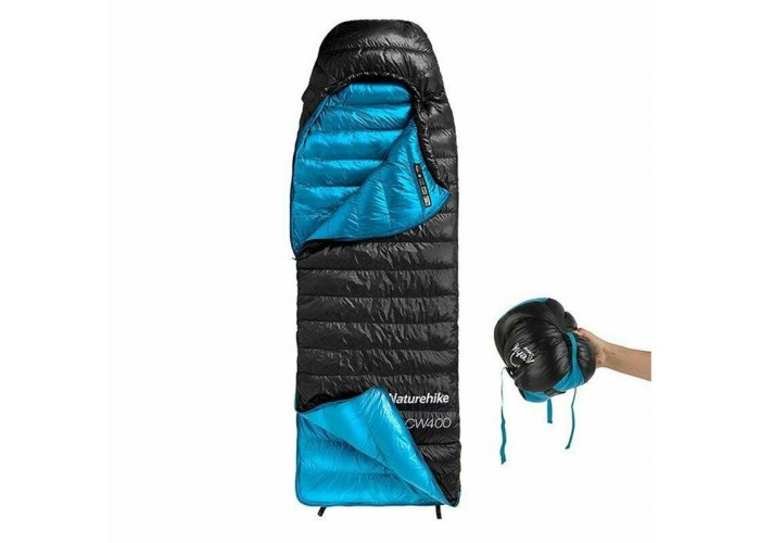 Спальник Naturehike CWZ400 NH19W400-Z, (7°C), p-р L, чорний