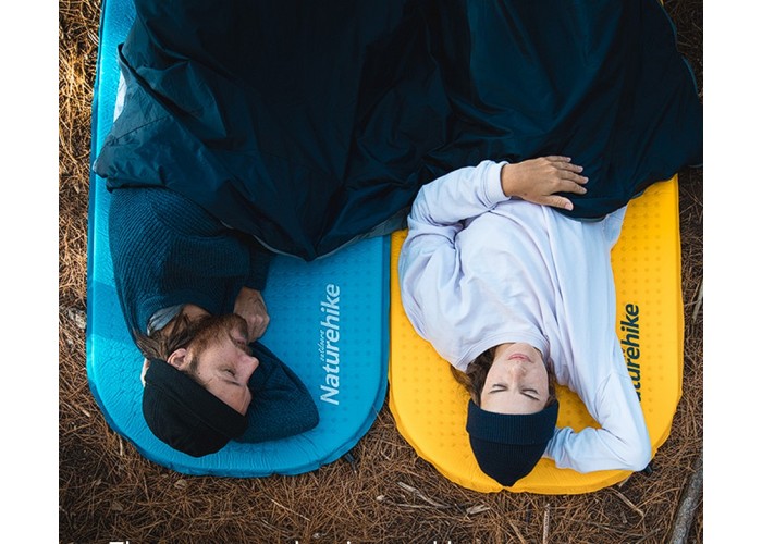 Килимок самонадувний Naturehike C034 NH19Q034-D, 30 мм, Розмір L, жовтий