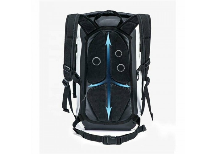 Рюкзак водонепроникний Naturehike NH20FSB01, 500D PVC, 30 л, білий