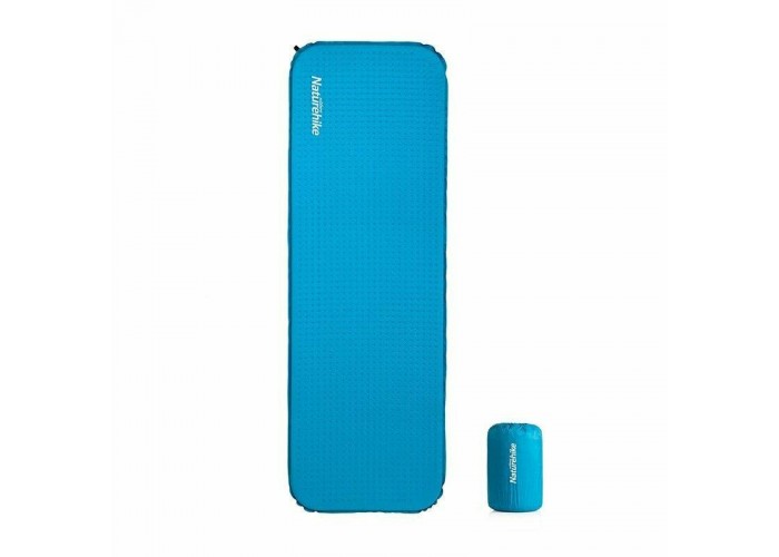 Килимок самонадувний Naturehike C034 NH19Q034-D, 30 мм, Розмір L, блакитний
