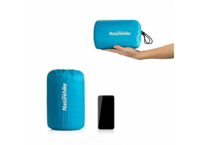 Килимок самонадувний Naturehike C034 NH19Q034-D, 30 мм, Розмір L, блакитний