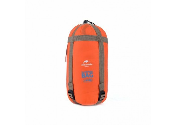 Спальник надлегкий Naturehike Ultra light LW 180 NH15S003-D, (20°C), p-p M, лівий, помаранчевий